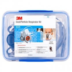 3M 6225 - Dust/Particle Half Face Respirator Kit - Large.