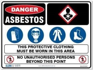 Multi Condition Asbestos Sign 600 x 450 Poly